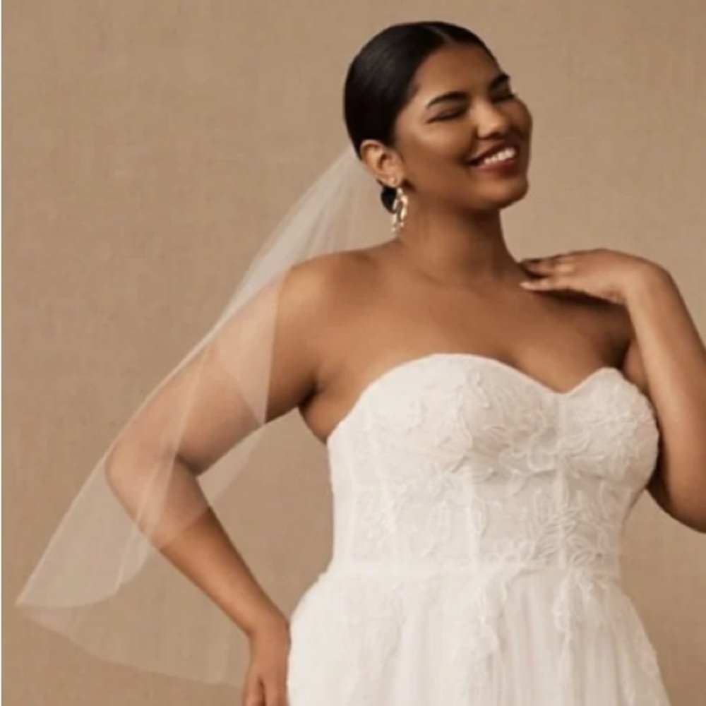 BHLDN Paris by Debra Moreland Tisha Blusher Veil NWOT